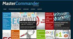 Desktop Screenshot of mastercommander.pl